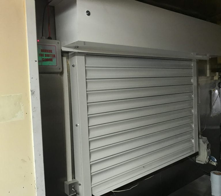 Canteen Fire Roller Shutter(closed)