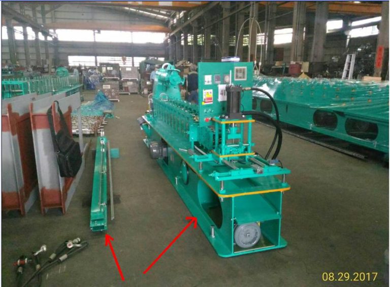 Westwood roll forming machine ready for shipment.