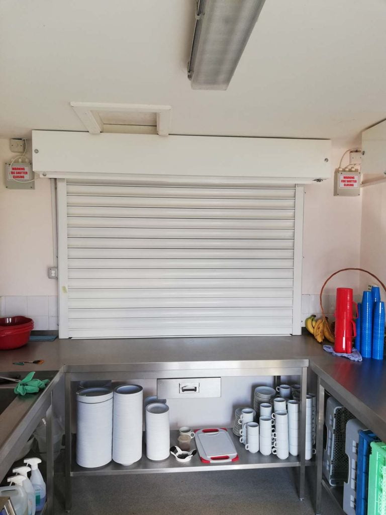 Kitchen Fire Shutter