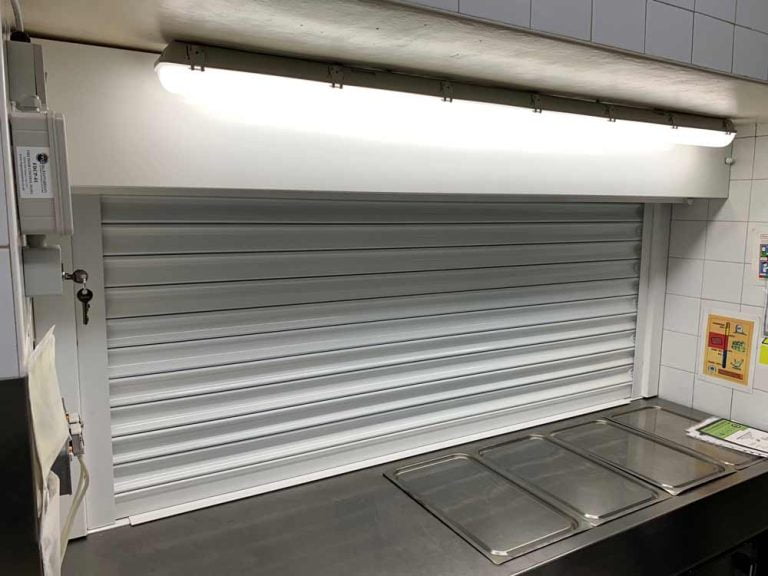 Hallfield School Fire Shutter