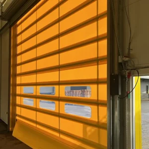 orange high speed door